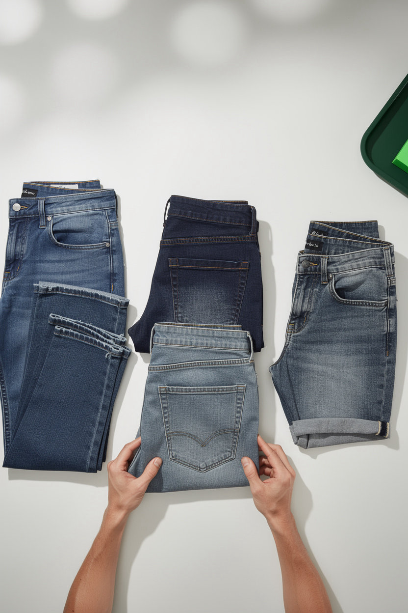 Stylo Jeans collection - women's and men's jeans, calças jeans femininas e masculinas, bermudas